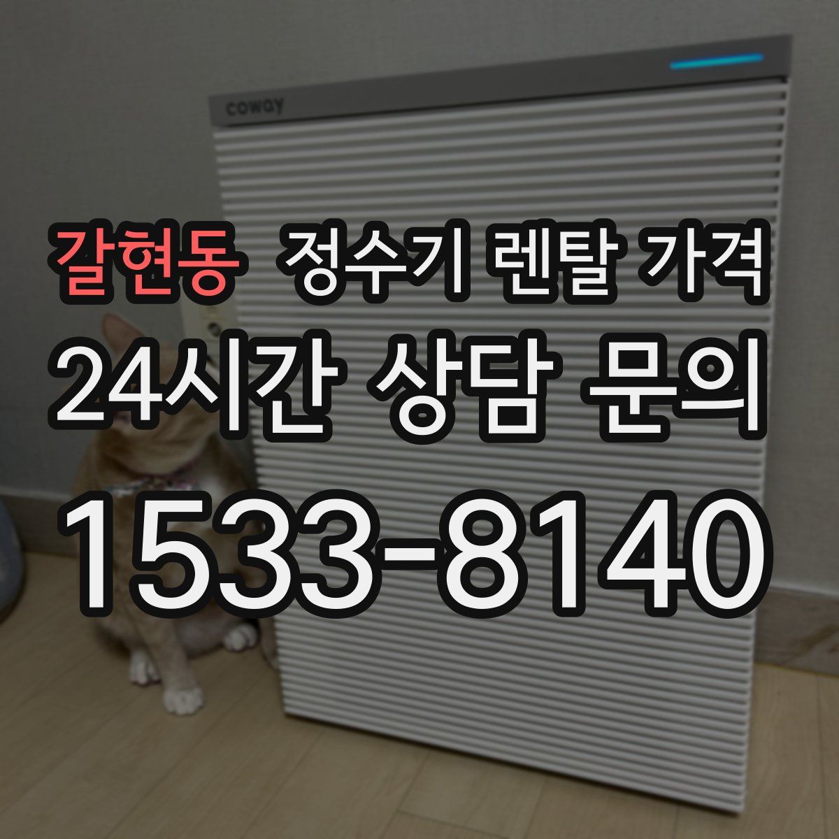 갈현동 정수기 렌탈 가격