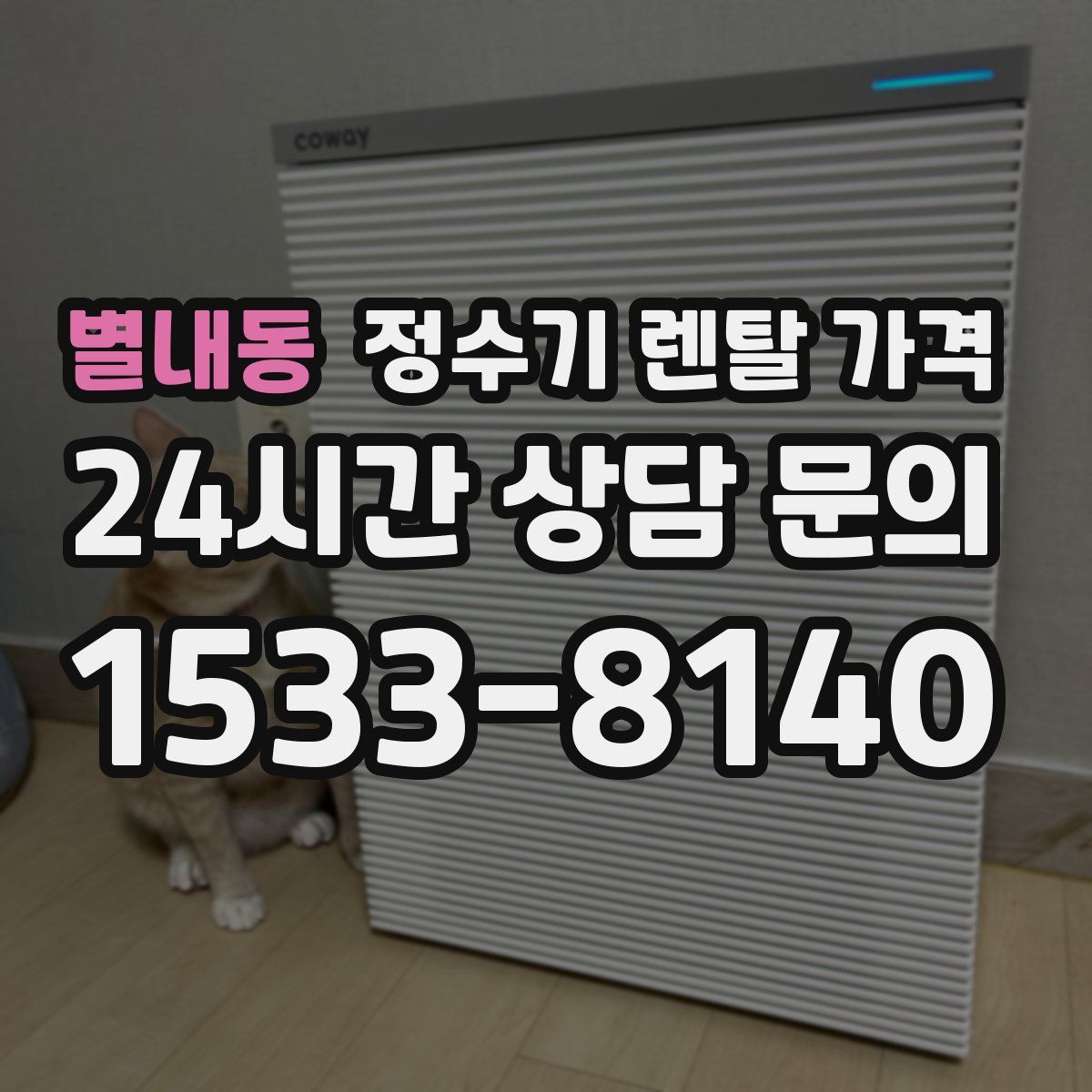 별내동 정수기 렌탈 가격