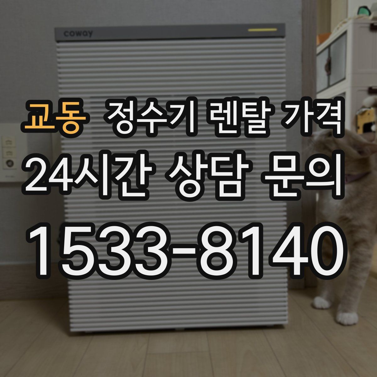 교동 정수기 렌탈 가격