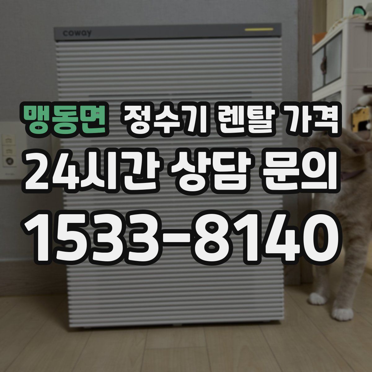 맹동면 정수기 렌탈 가격