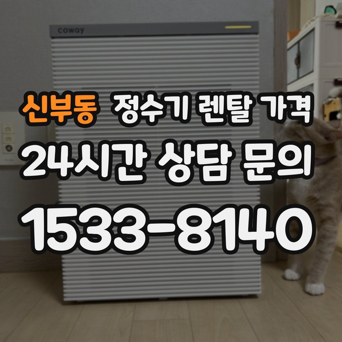 신부동 정수기 렌탈 가격