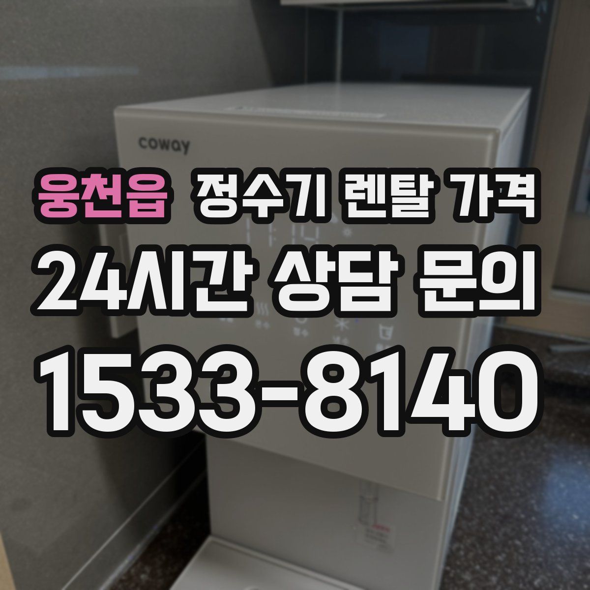 웅천읍 정수기 렌탈 가격