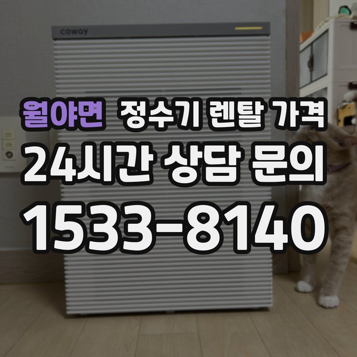월야면 정수기 렌탈 가격 약정이 길수록 유리한지 분석