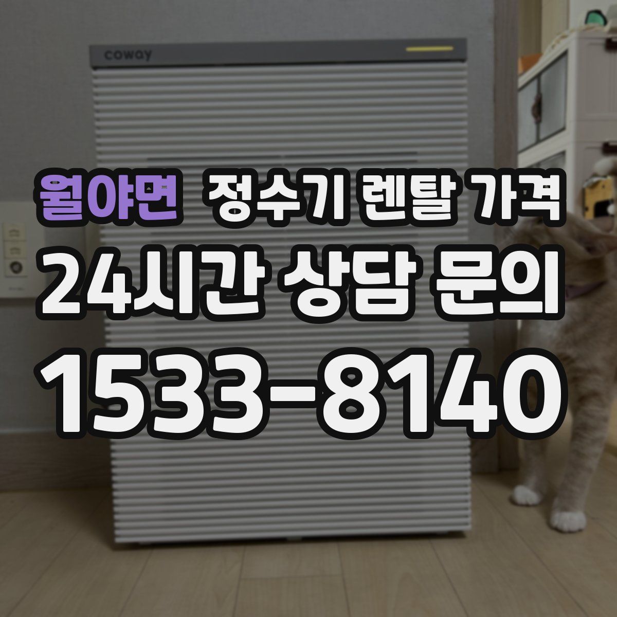 월야면 정수기 렌탈 가격