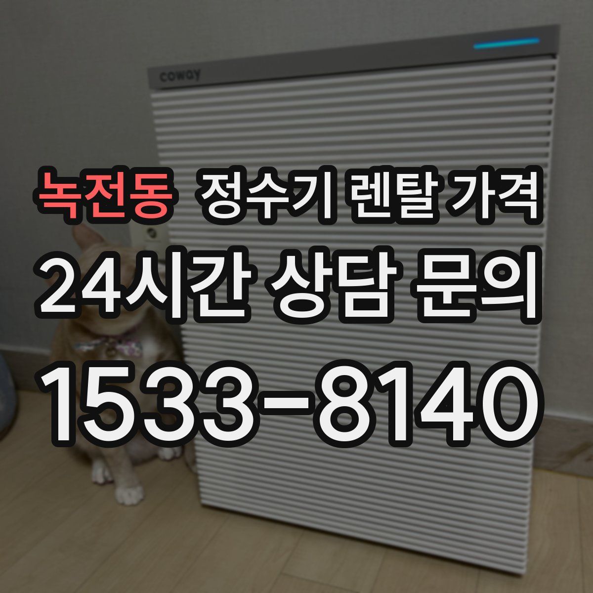 녹전동 정수기 렌탈 가격