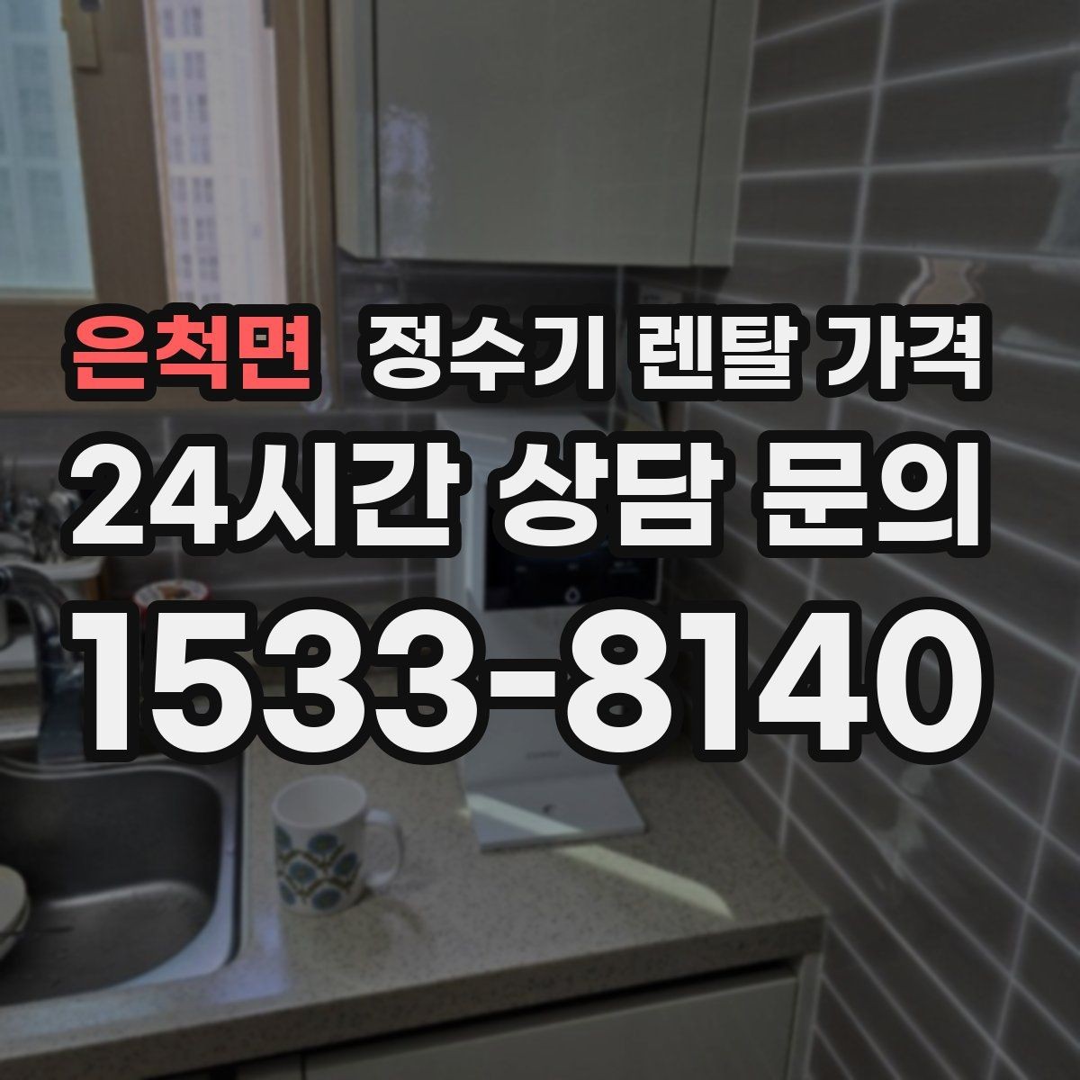 은척면 정수기 렌탈 가격 싱크대형과 스탠드형 비교