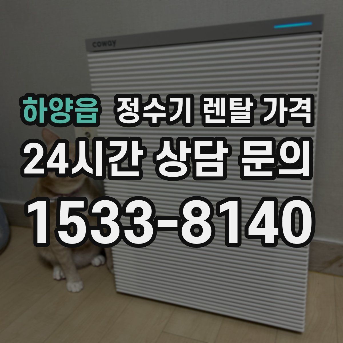 하양읍 정수기 렌탈 가격 주방 구조에 따른 설치 기준