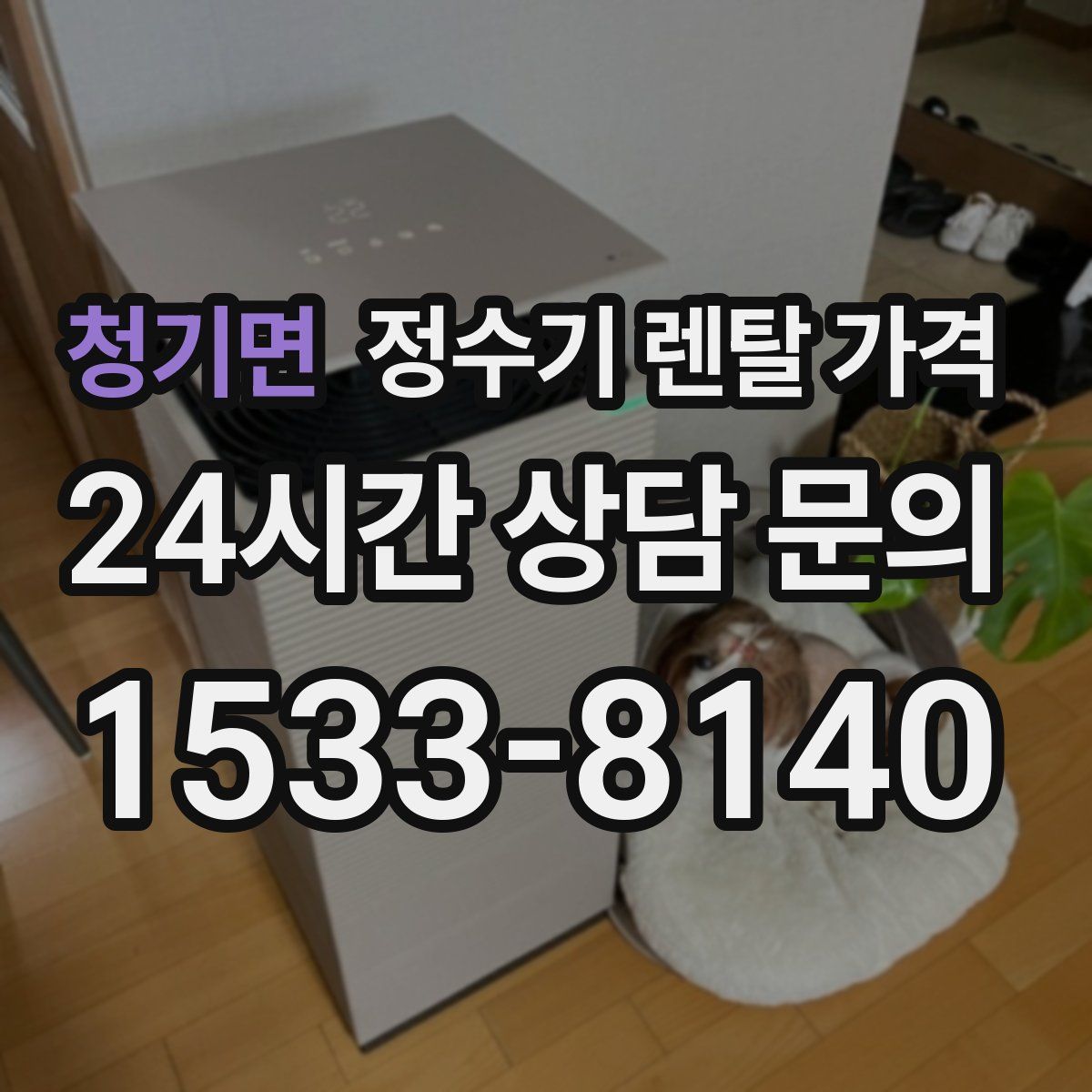 청기면 정수기 렌탈 가격