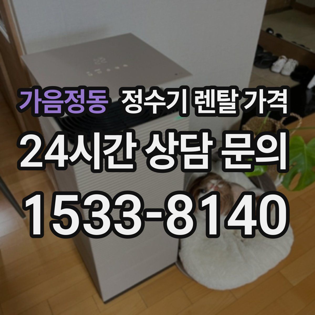 가음정동 정수기 렌탈 가격