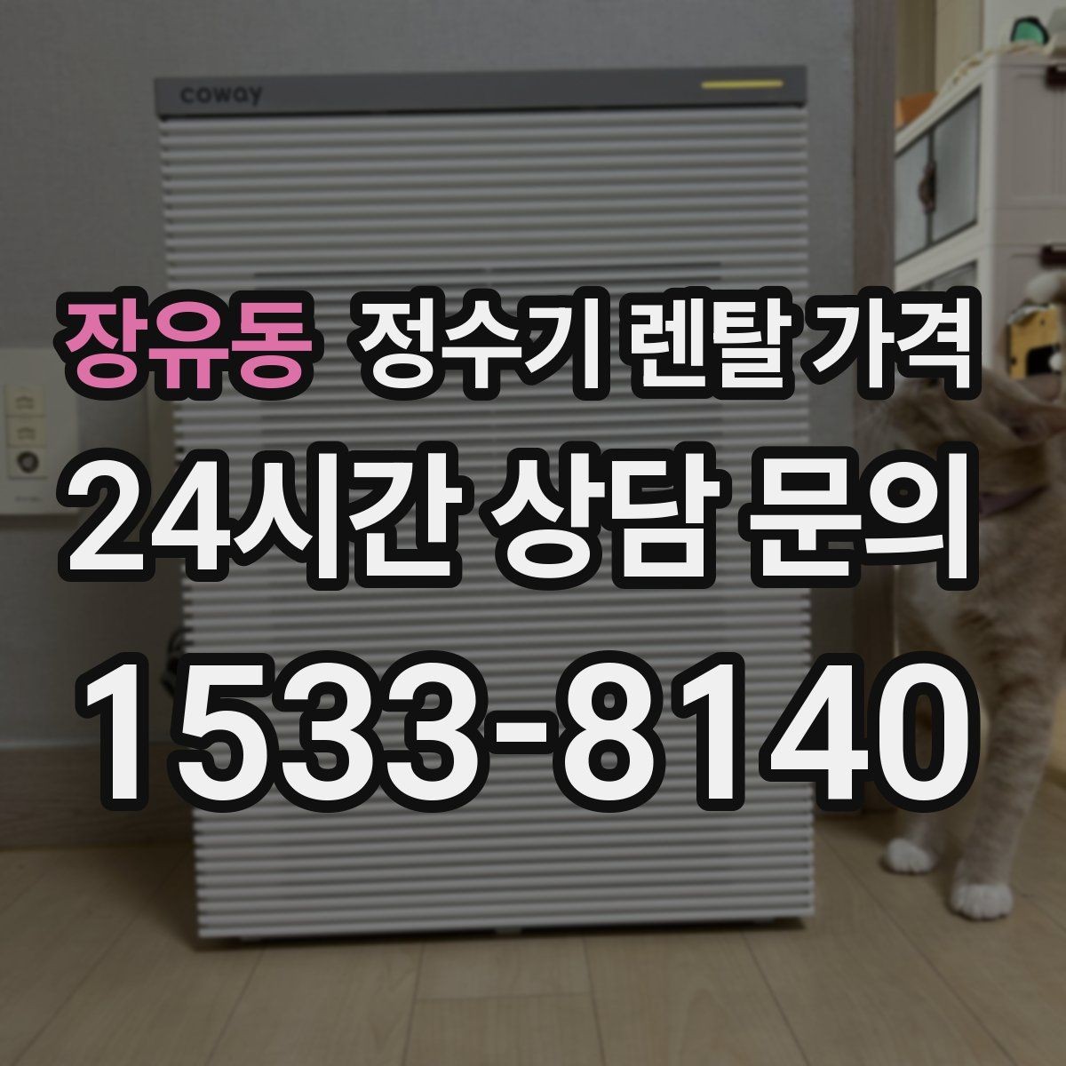장유동 정수기 렌탈 가격 직접 비교가 필요한 이유