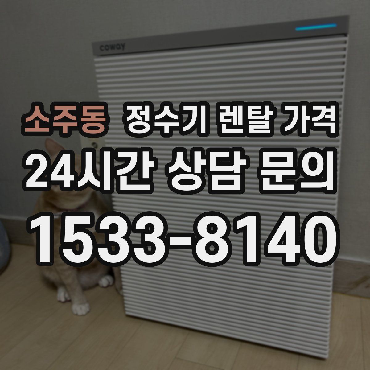 소주동 정수기 렌탈 가격