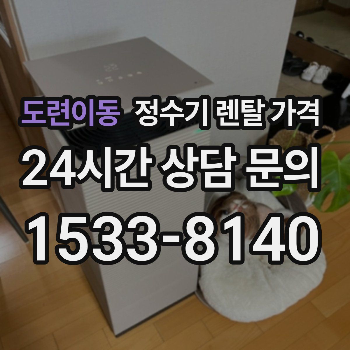 도련이동 정수기 렌탈 가격