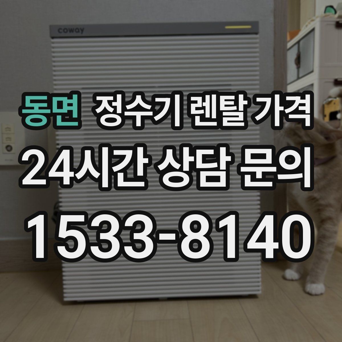 동면 정수기 렌탈 가격 필터 성능만 보지 말아야 하는 이유
