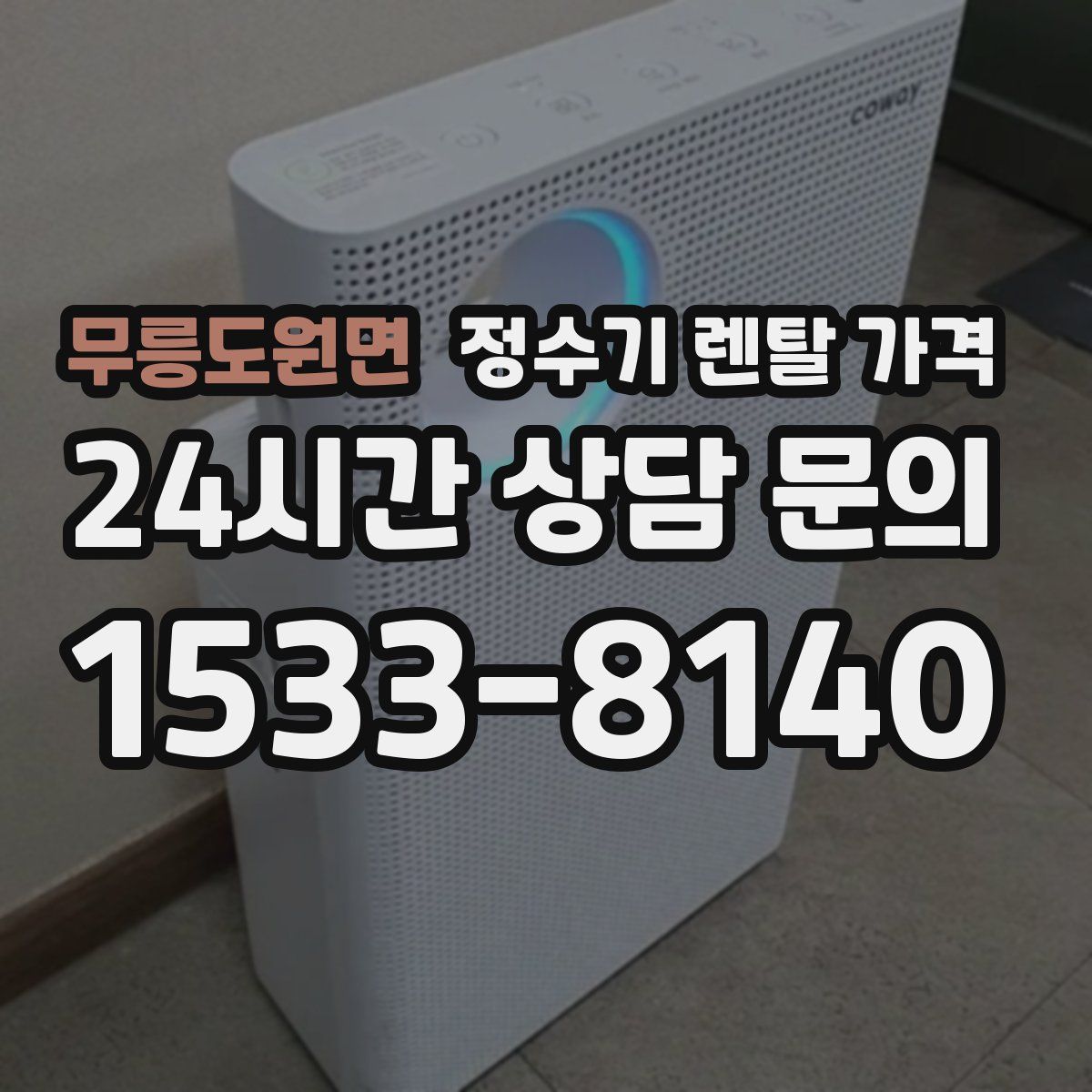 무릉도원면 정수기 렌탈 가격