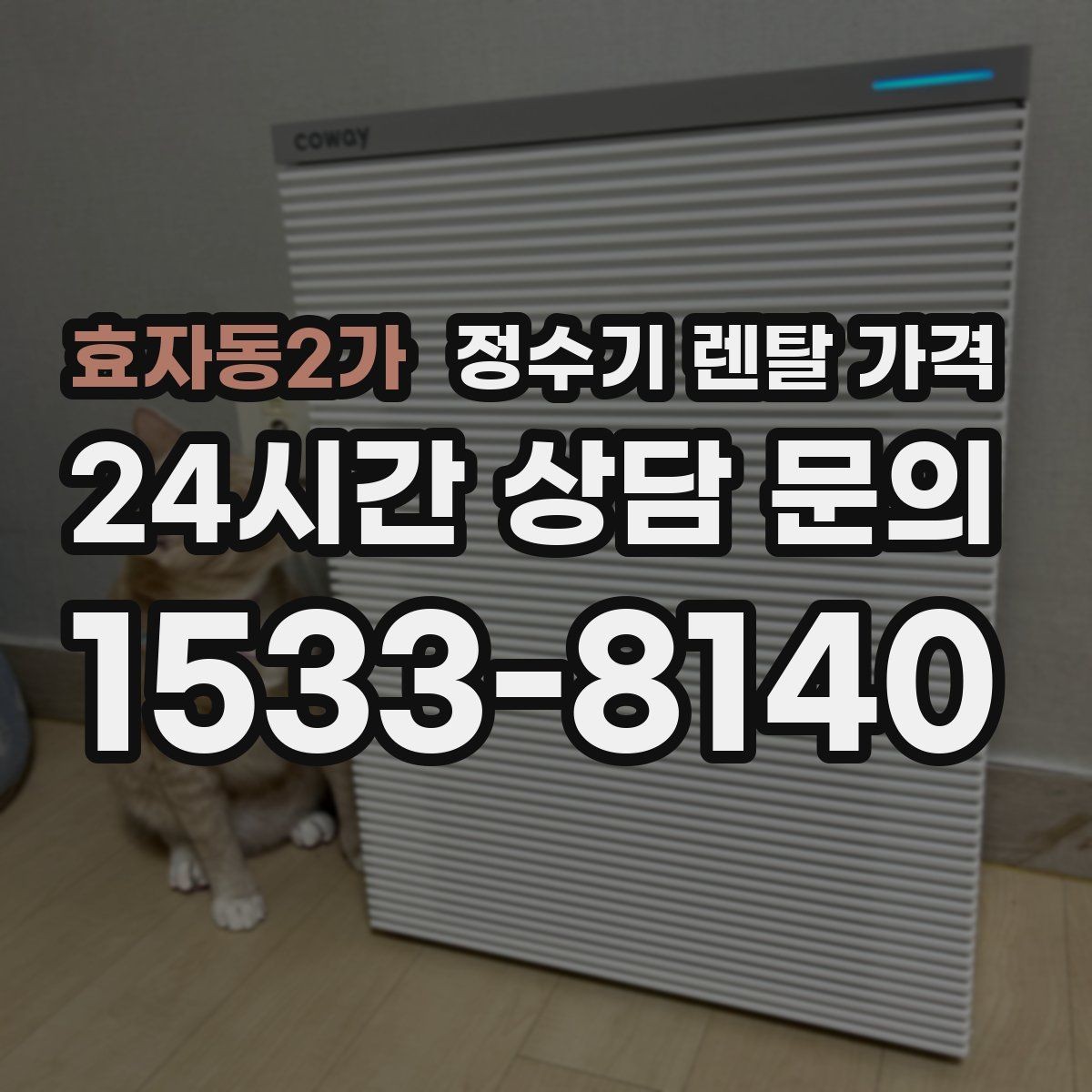 효자동2가 정수기 렌탈 가격 1인 가구에 적합한 선택 방법