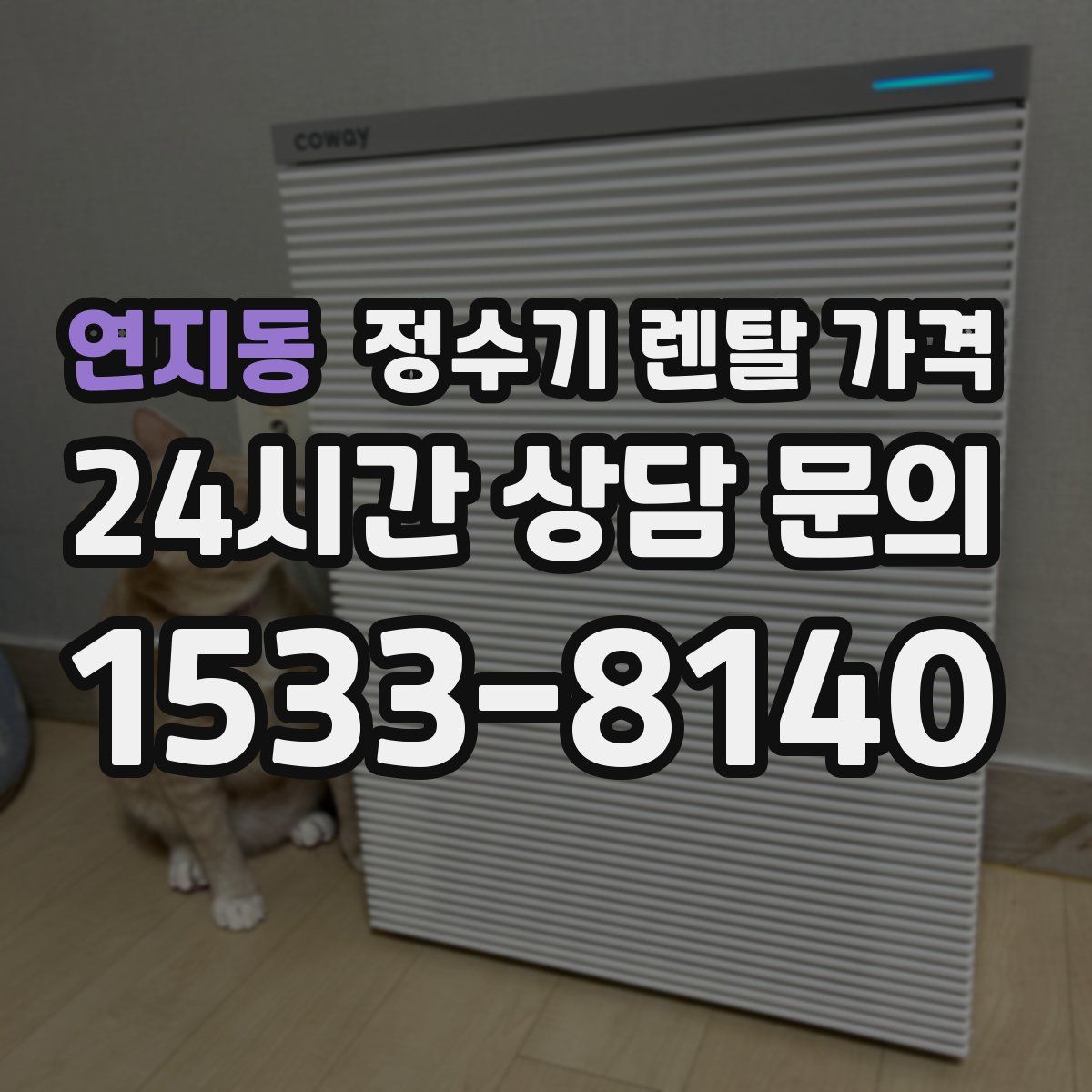연지동 정수기 렌탈 가격