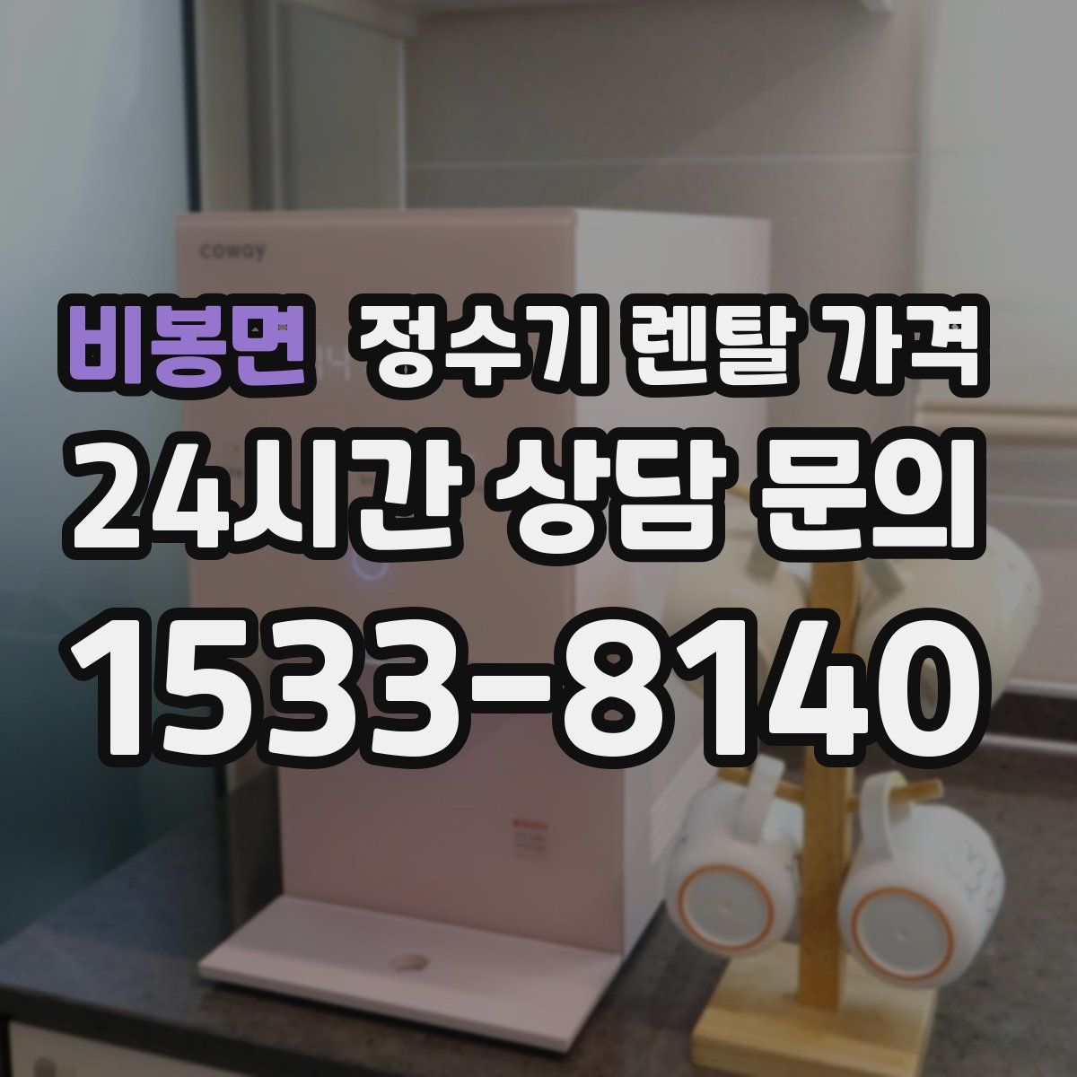비봉면 정수기 렌탈 가격