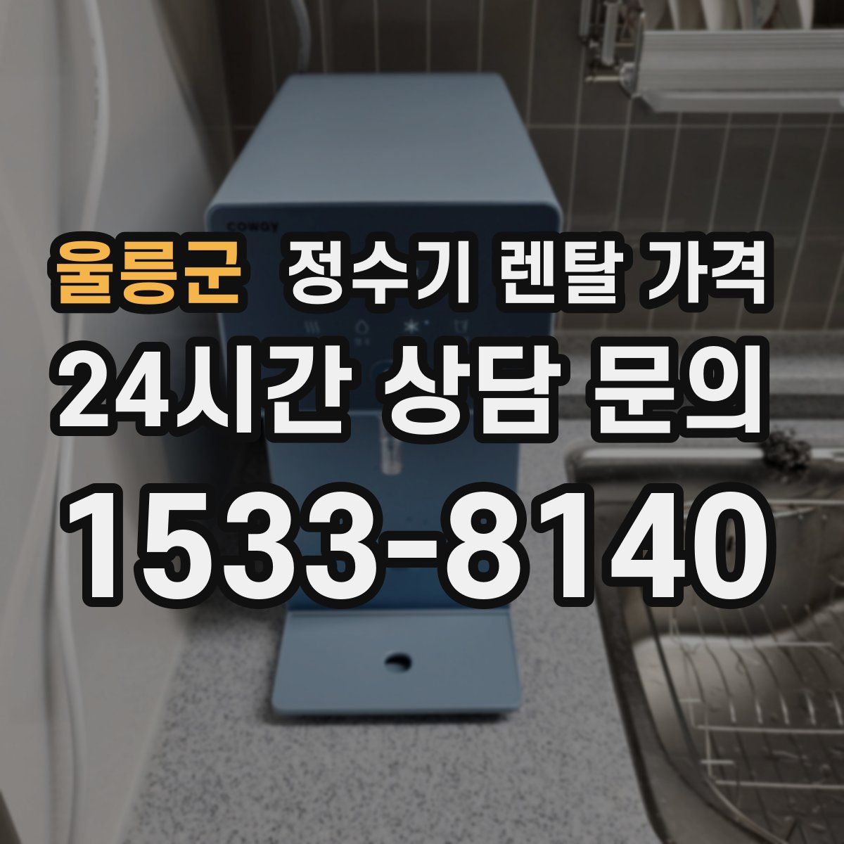 울릉군 정수기 렌탈 가격
