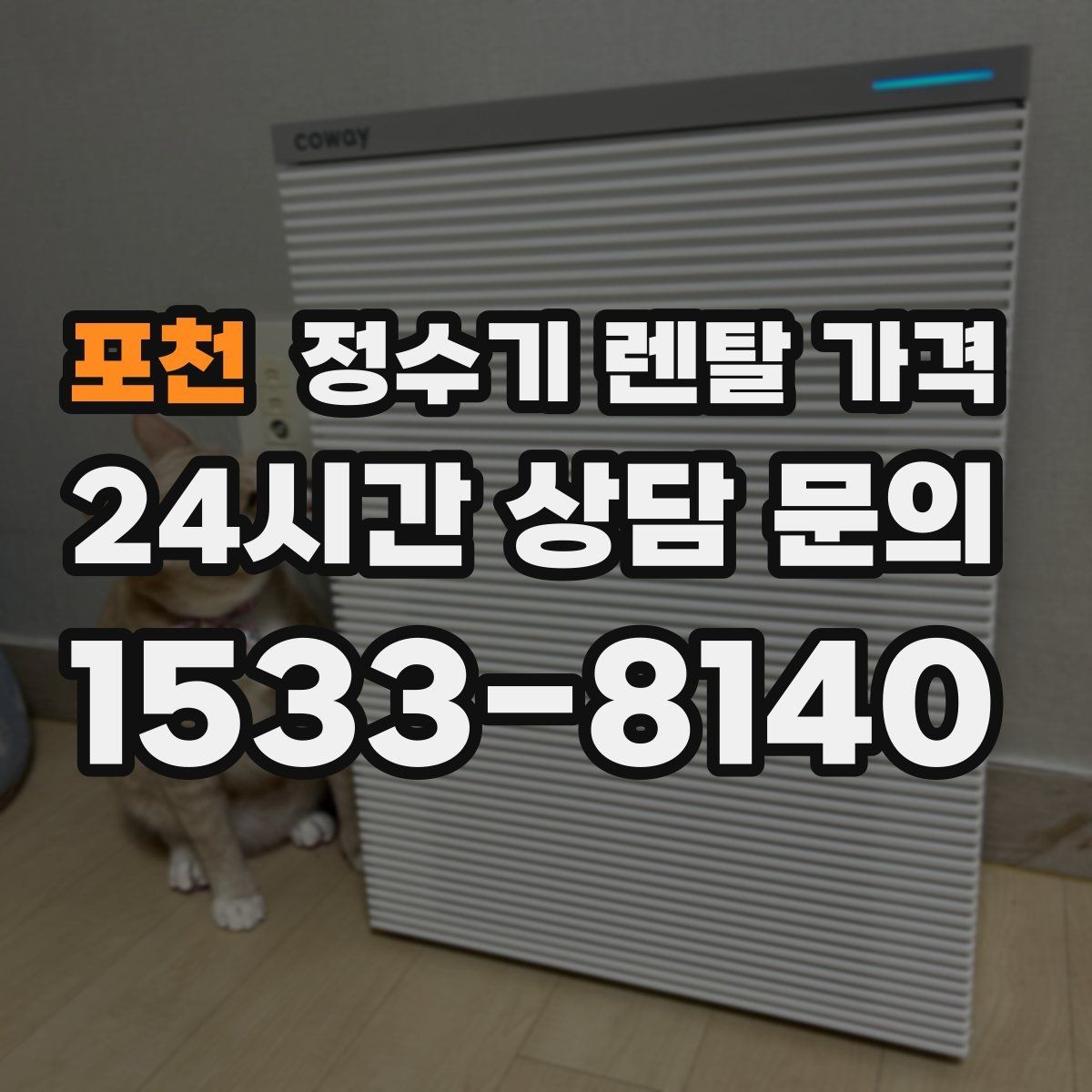 포천 정수기 렌탈 가격 부모님 댁에 놓을 때 따져볼 점