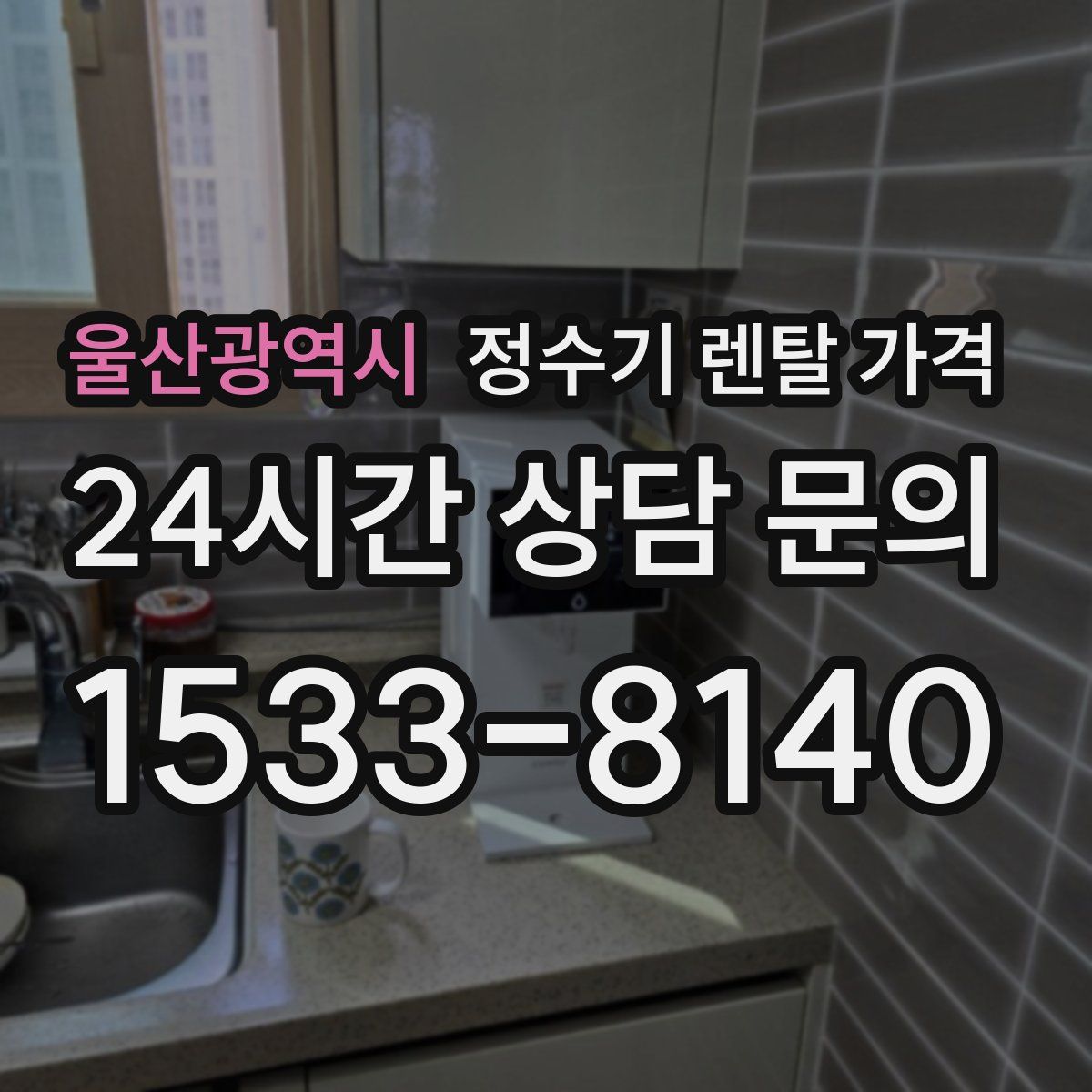 울산광역시 정수기 렌탈 가격