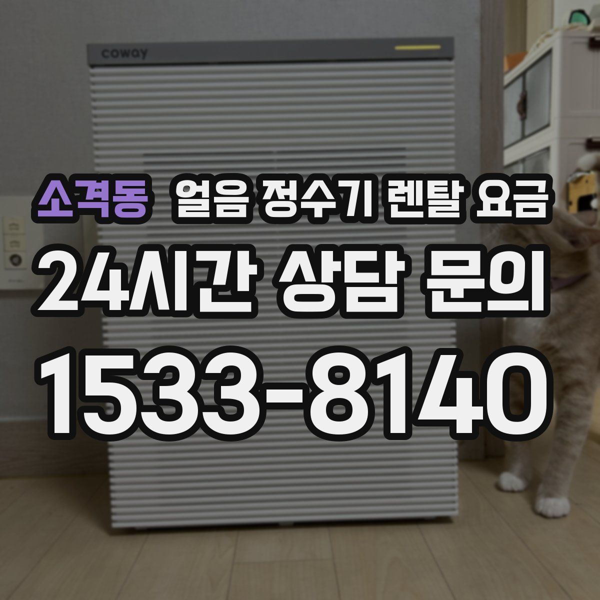 소격동 얼음 정수기 렌탈 요금