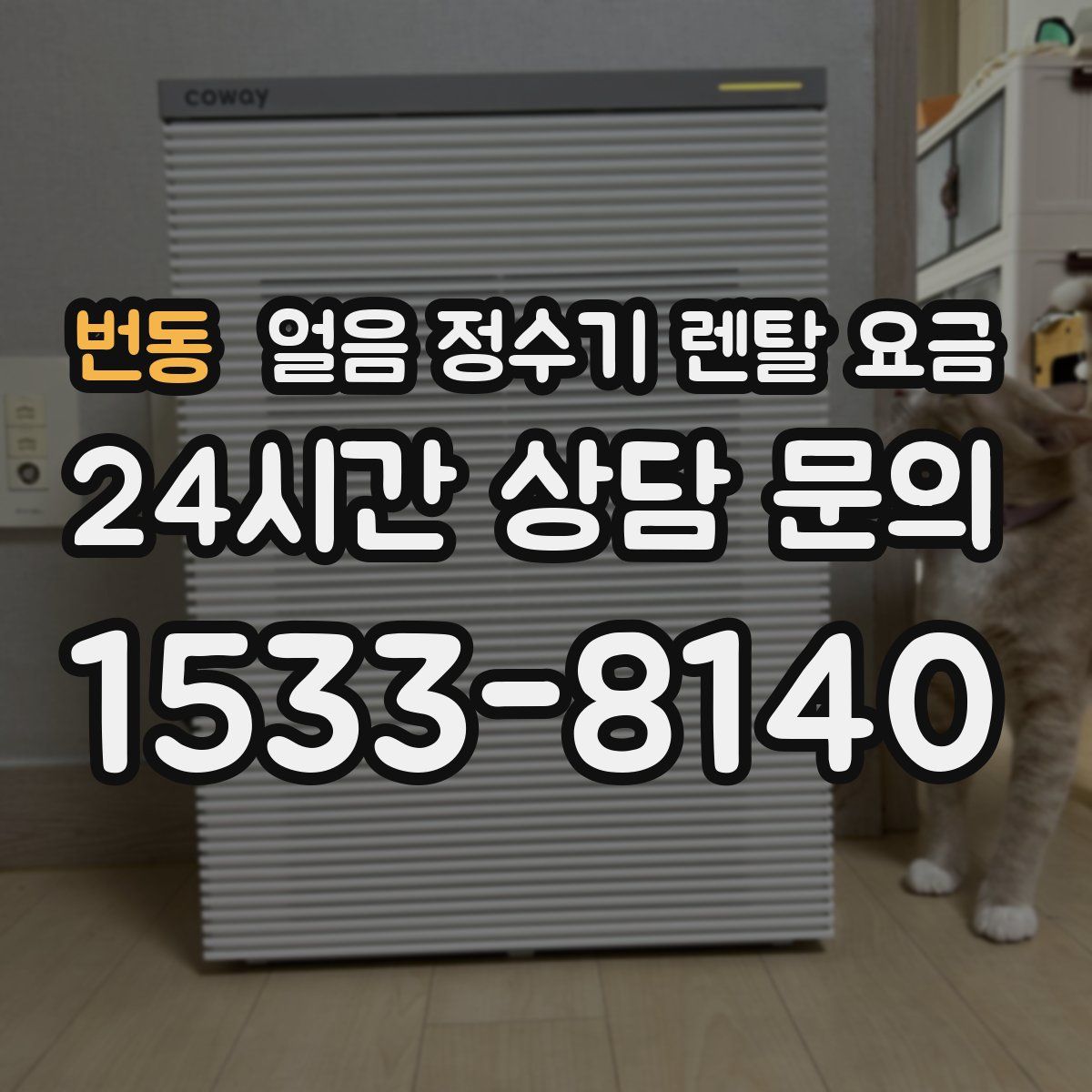 번동 얼음 정수기 렌탈 요금