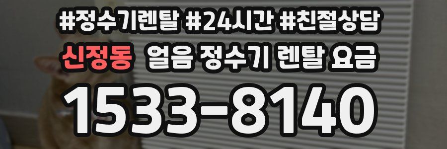 신정동 얼음 정수기 렌탈 요금