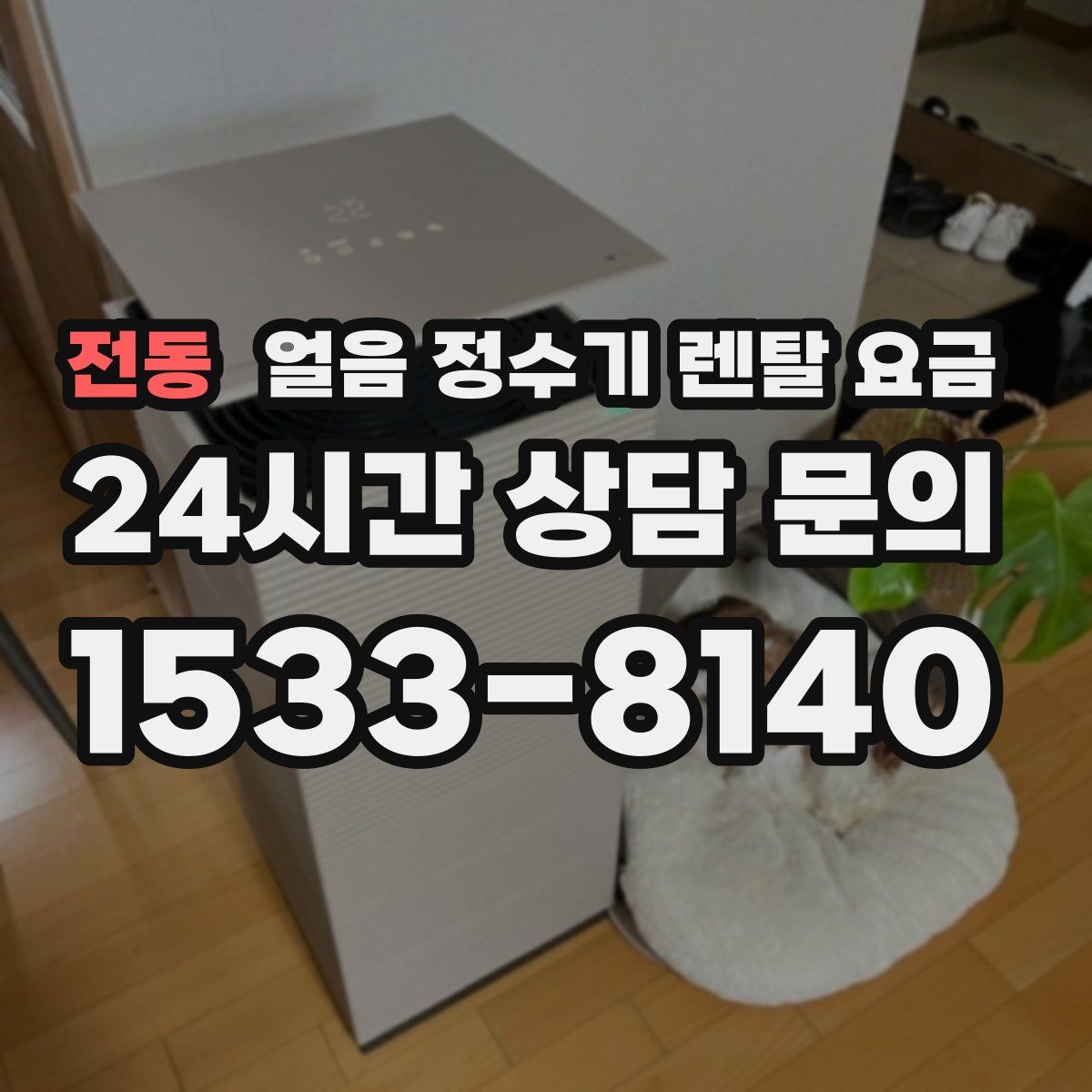 전동 얼음 정수기 렌탈 요금