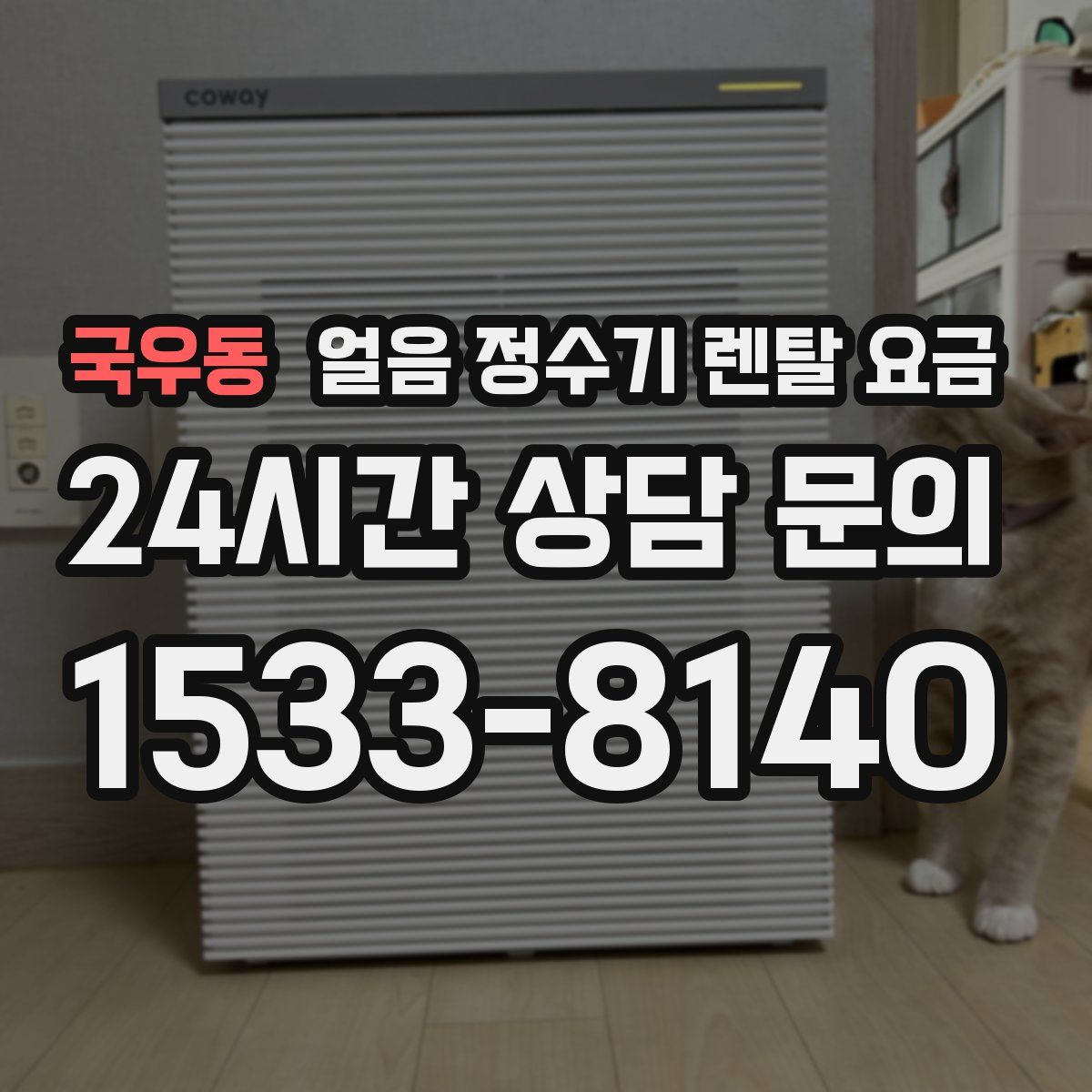 국우동 얼음 정수기 렌탈 요금