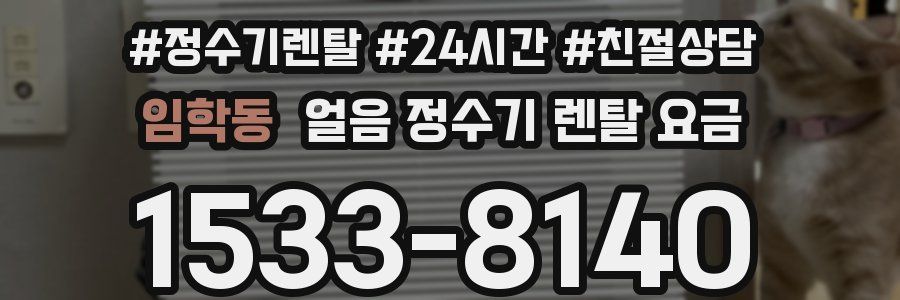 임학동 얼음 정수기 렌탈 요금