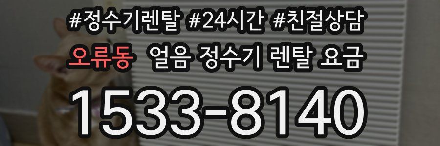 오류동 얼음 정수기 렌탈 요금