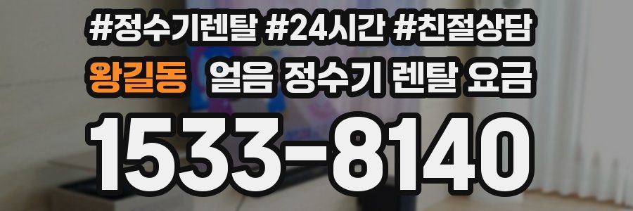 왕길동 얼음 정수기 렌탈 요금