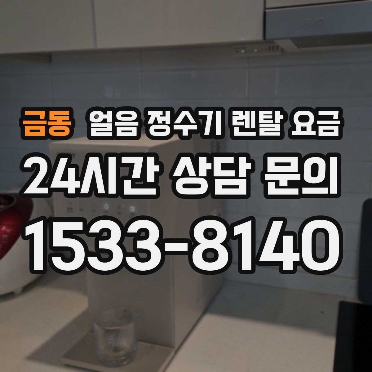 금동 얼음 정수기 렌탈 요금 일반 정수기보다 비싼 이유는 무엇일까