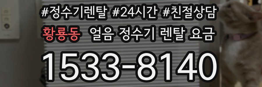 황룡동 얼음 정수기 렌탈 요금