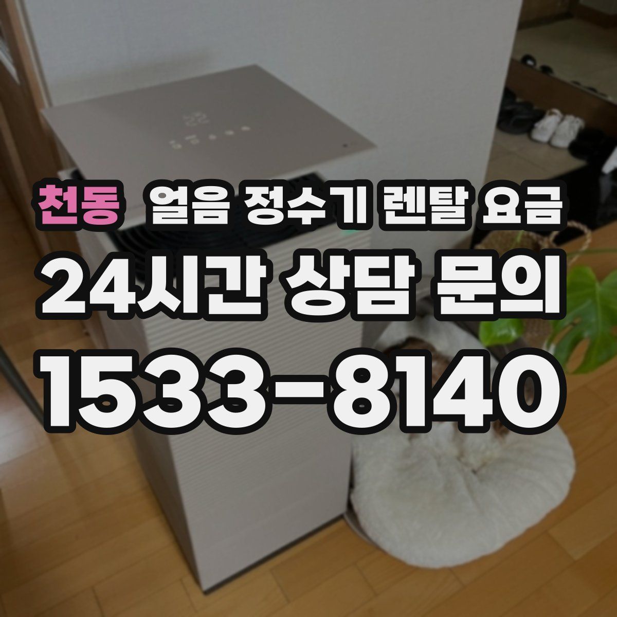 천동 얼음 정수기 렌탈 요금