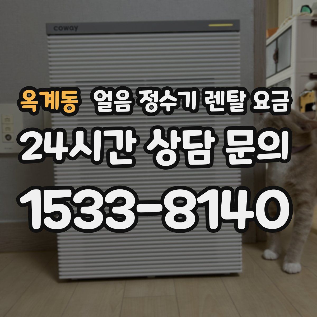 옥계동 얼음 정수기 렌탈 요금