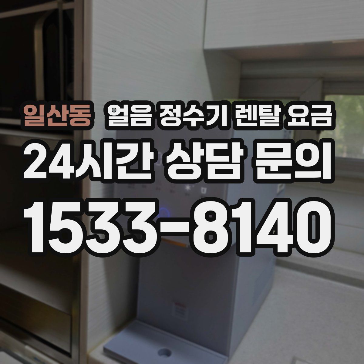 일산동 얼음 정수기 렌탈 요금