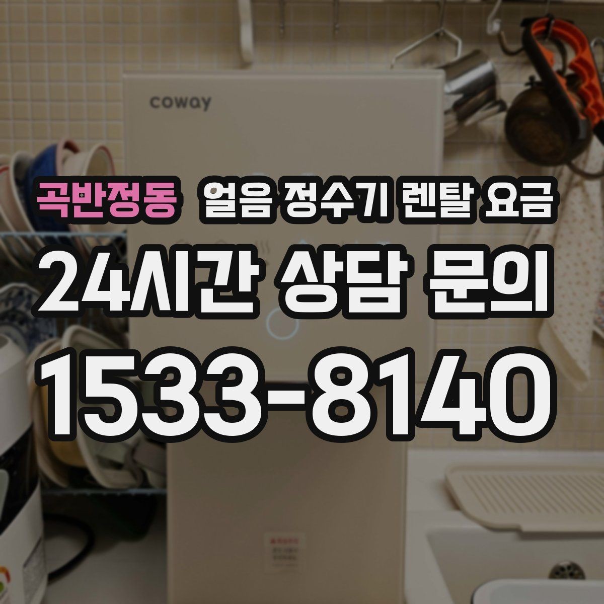곡반정동 얼음 정수기 렌탈 요금 얼음 위생 관리가 중요한 이유