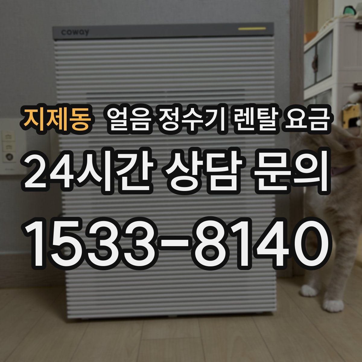 지제동 얼음 정수기 렌탈 요금