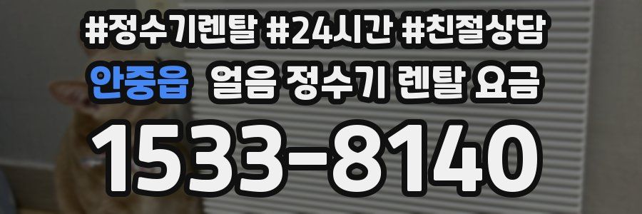 안중읍 얼음 정수기 렌탈 요금