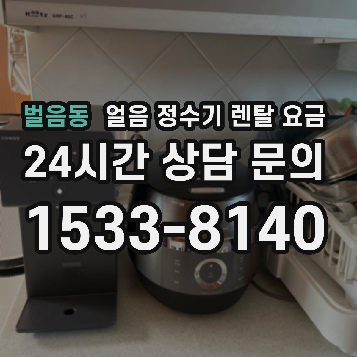 벌음동 얼음 정수기 렌탈 요금