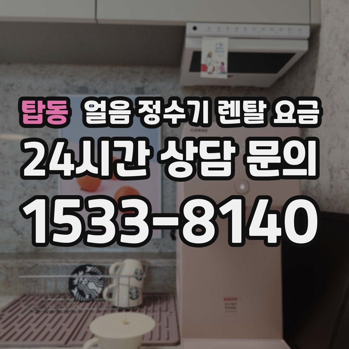 탑동 얼음 정수기 렌탈 요금 실제 사용자 경험 기준 정리