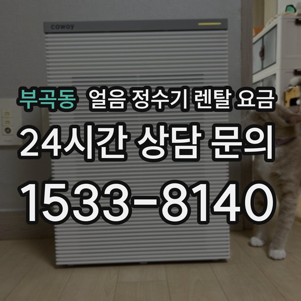 부곡동 얼음 정수기 렌탈 요금