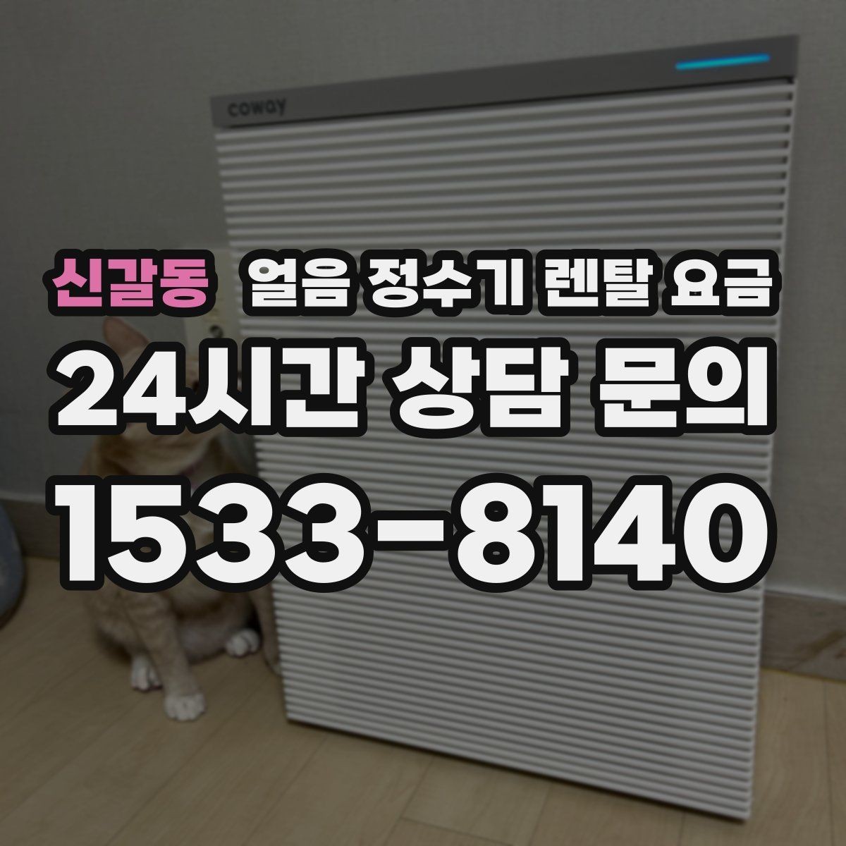신갈동 얼음 정수기 렌탈 요금 관리 비용까지 따져봐야 하는 이유