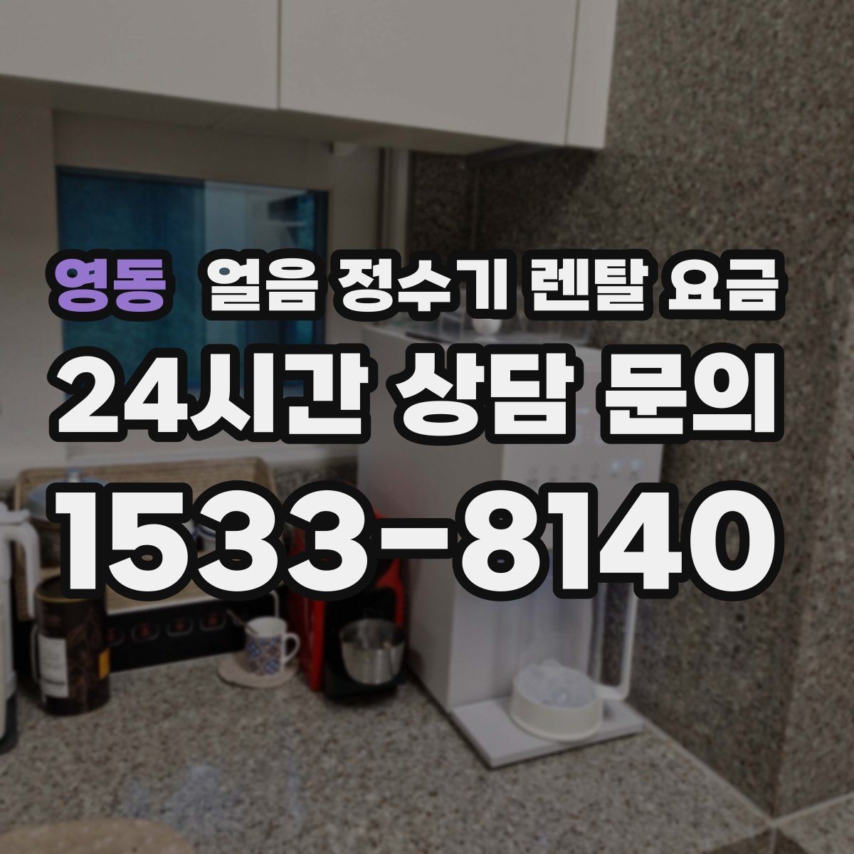 영동 얼음 정수기 렌탈 요금 얼음 기능이 중요한 집의 특징