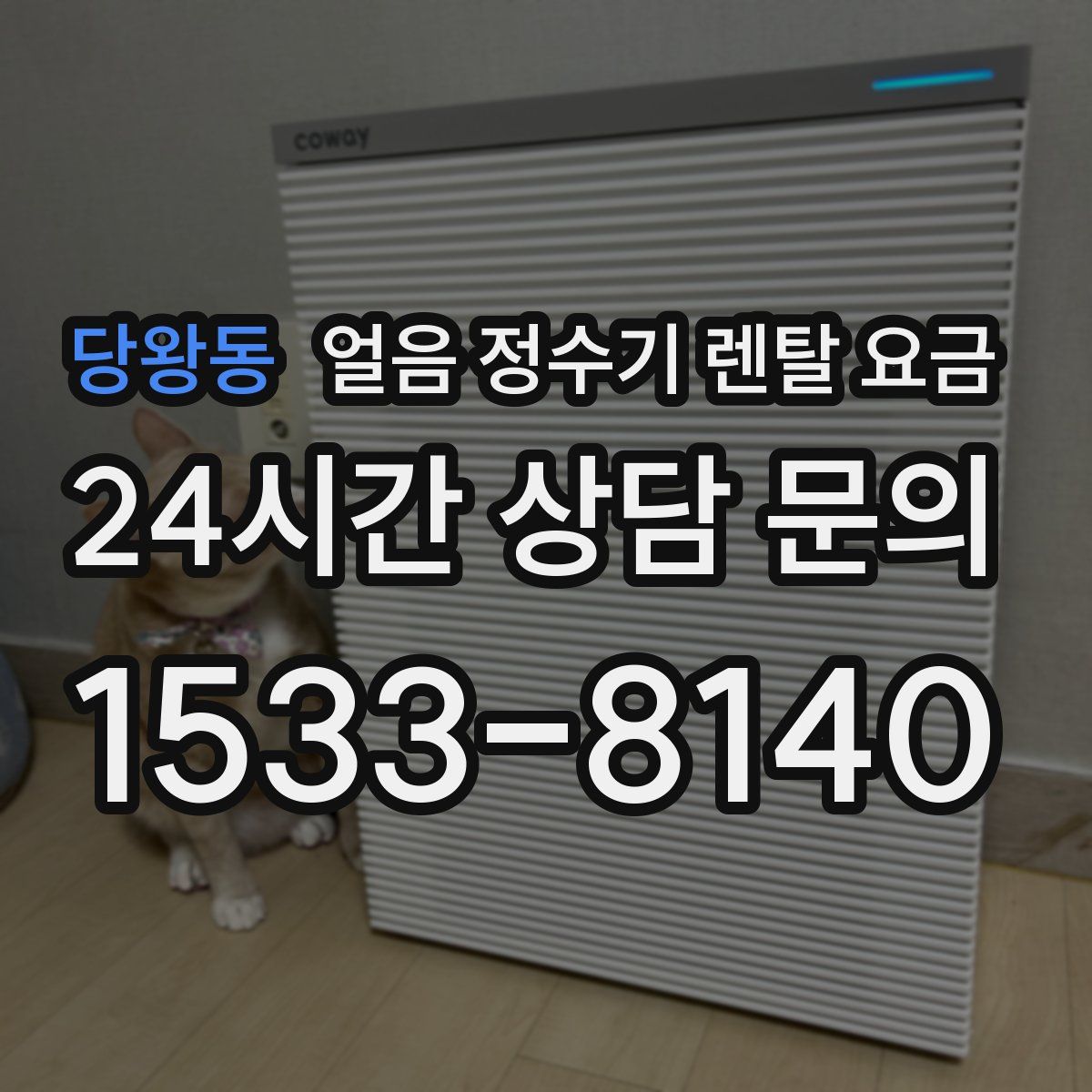 당왕동 얼음 정수기 렌탈 요금