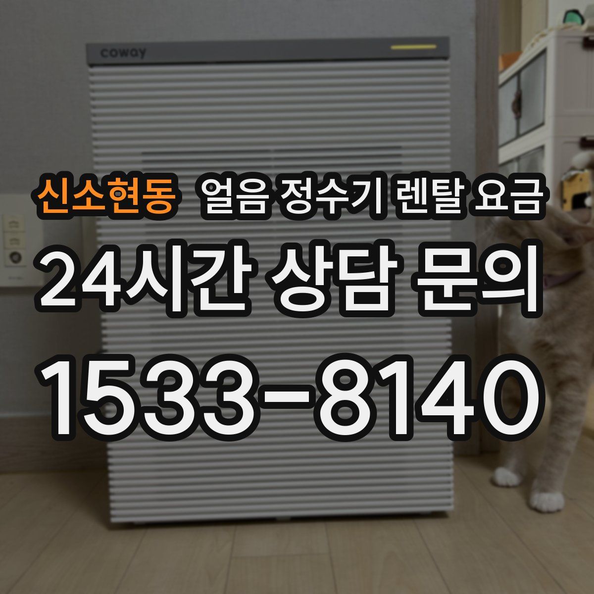 신소현동 얼음 정수기 렌탈 요금