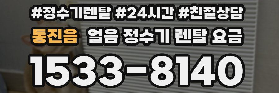 통진읍 얼음 정수기 렌탈 요금