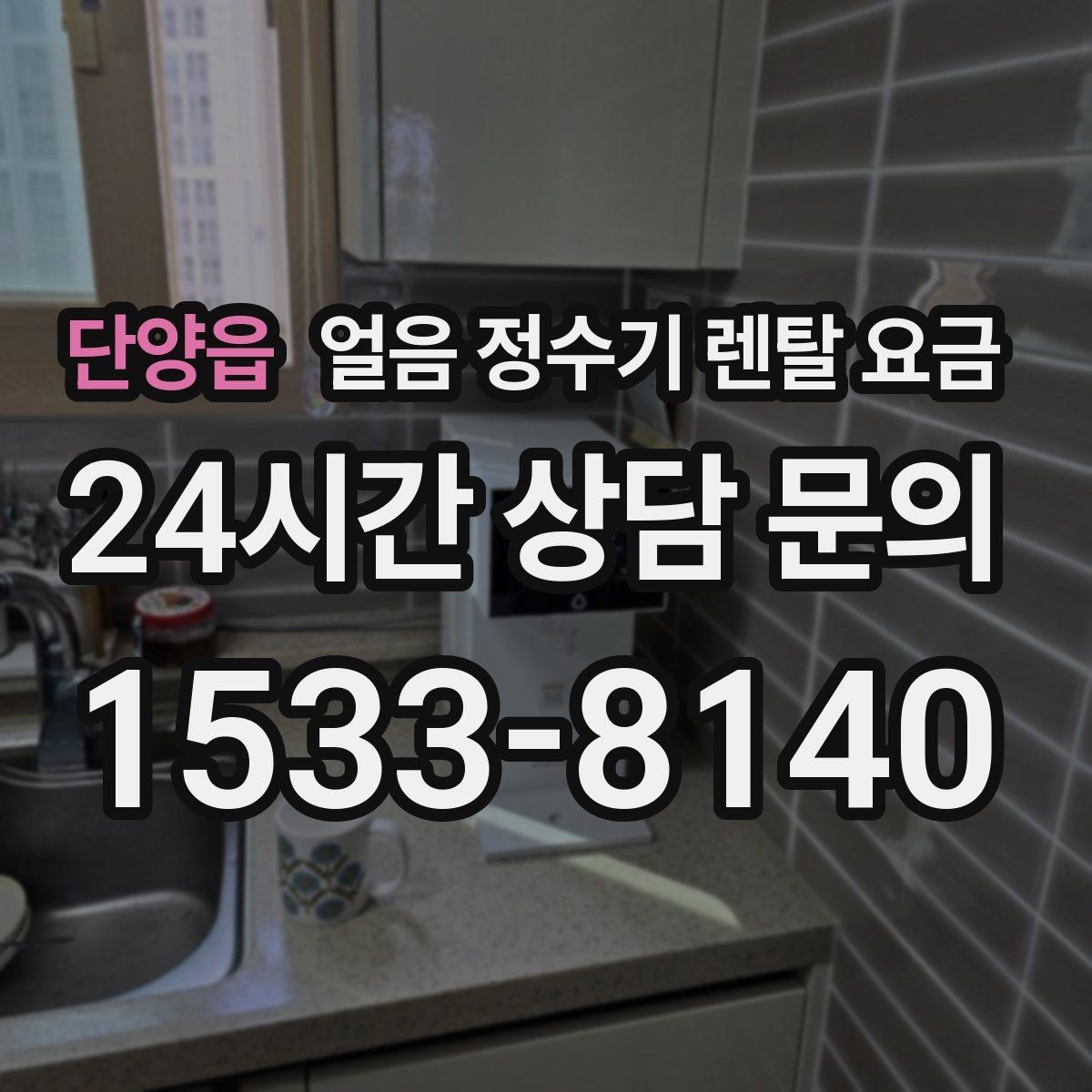 단양읍 얼음 정수기 렌탈 요금 위생 민감한 집의 선택 기준