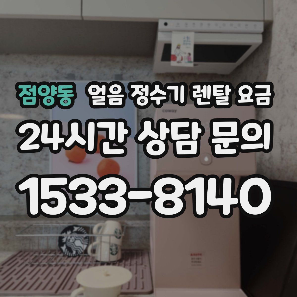 점양동 얼음 정수기 렌탈 요금